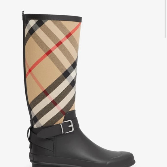 Authentic Burberry rain boots for sale US women’s size 10 - Picture 5 of 5